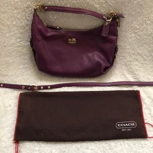 Coach purple handbag